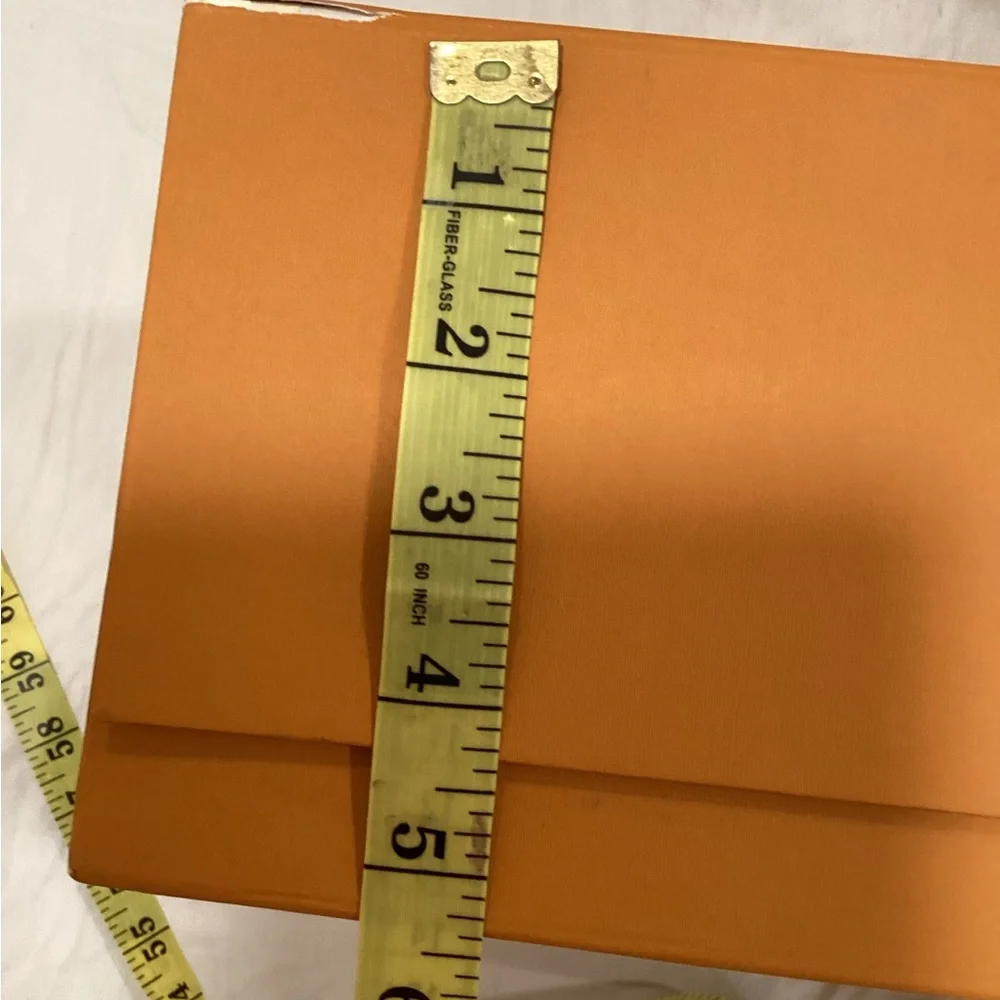 Louis Vuitton Signature Orange Box with magnetic closure 10”X11.5” Authentic